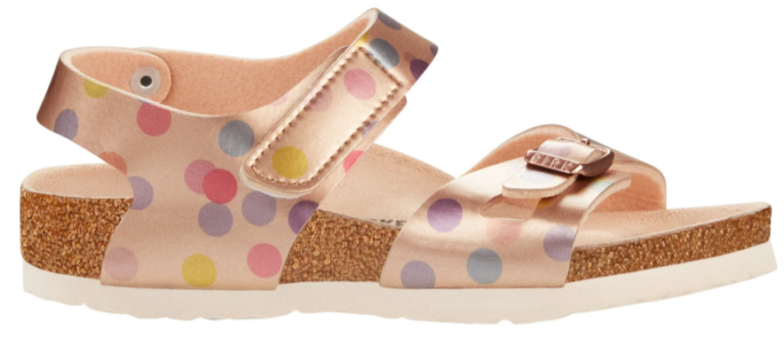 Colorado Kids Electric Metallic Dots Copper Birko-Flor (Narrow)