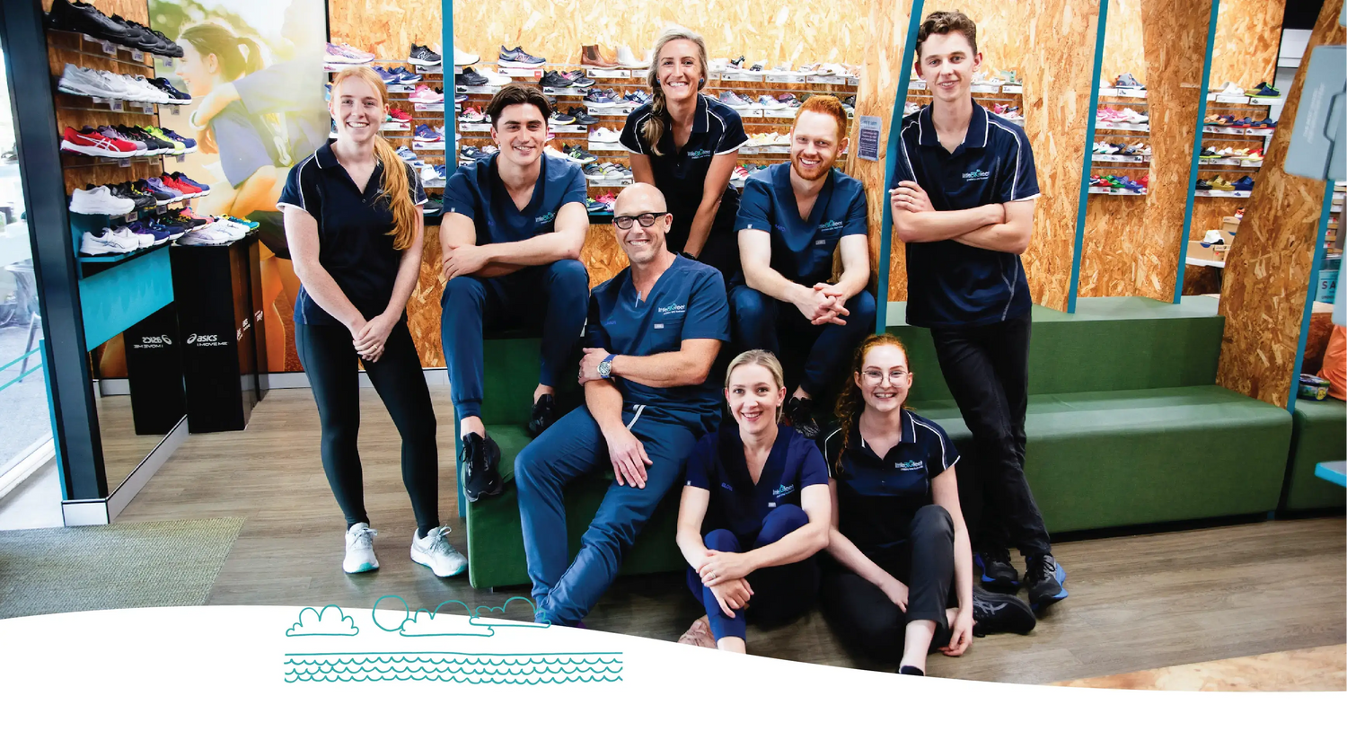 Little Big Feet Team smiling in store