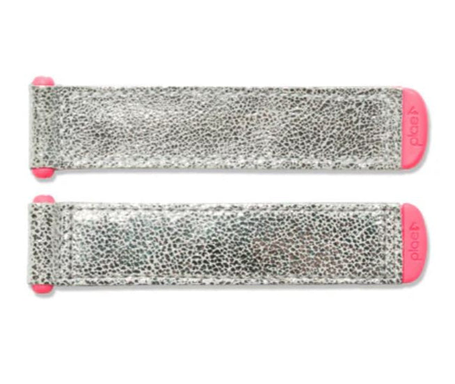 Plae Tabs - Silver Leather 4 Pack