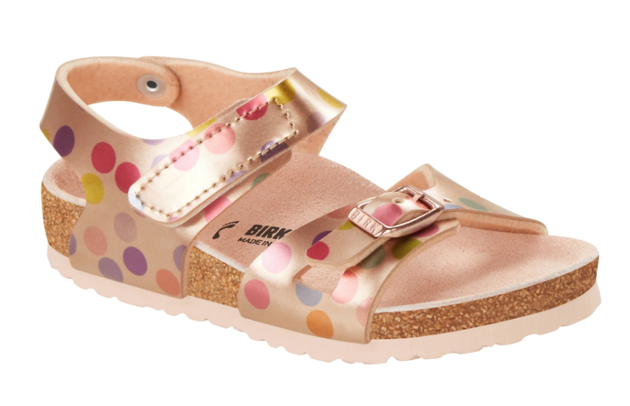 Colorado Kids Electric Metallic Dots Copper Birko-Flor (Narrow)