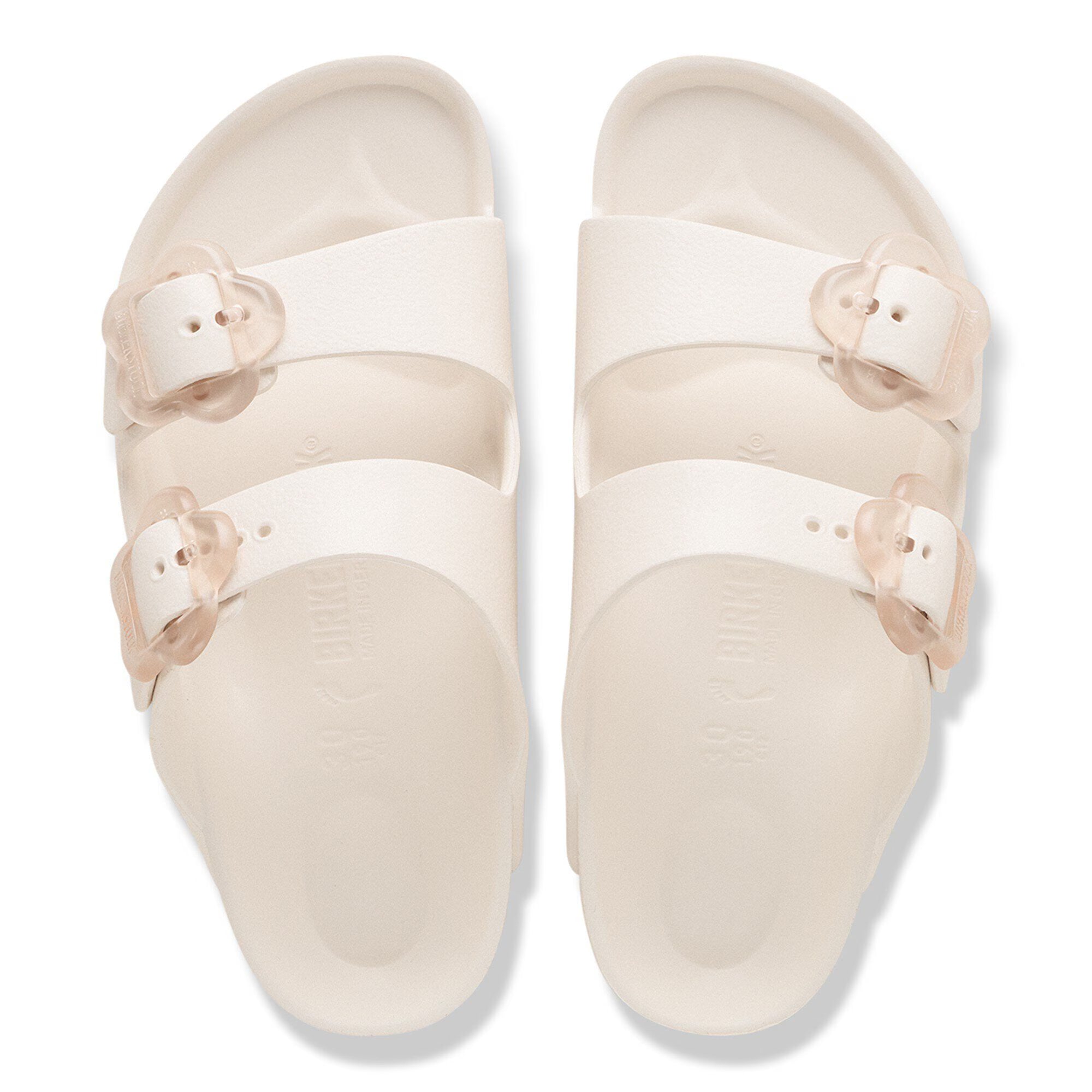 Arizona Kids Flower Buckle EVA Eggshell (Narrow)