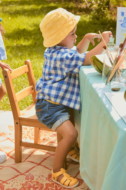 Step Up Tidal Closed Sandal (Pool Blue)