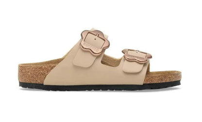 Arizona Kids Flower Buckle Sandcastle Birko-Flor (Narrow)