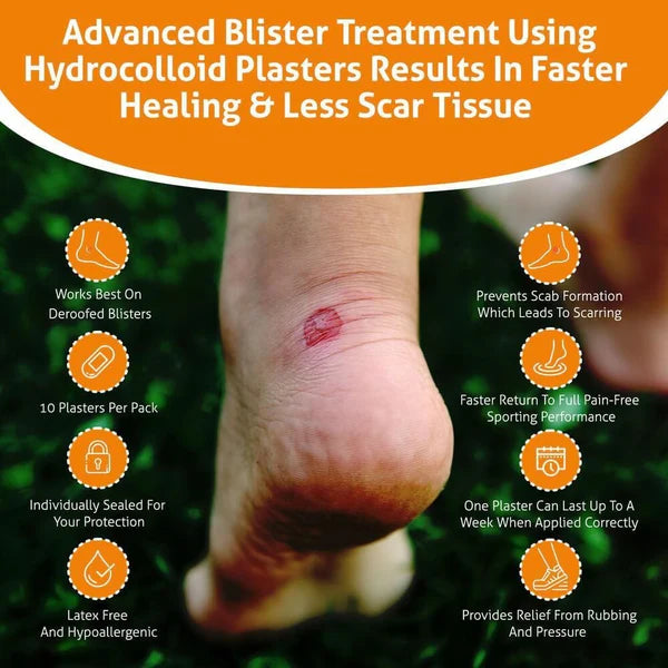 BlisterPod Hydrocolloid Blister Plaster Bandages
