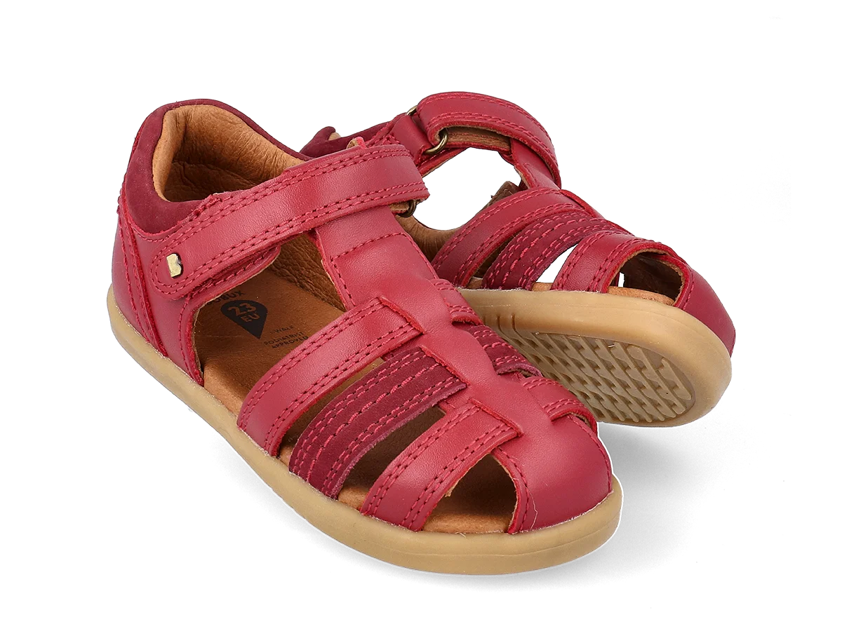 Kids Sandal Bobux Roam Sandals Kp Roam Junior Caramel Leather Flat