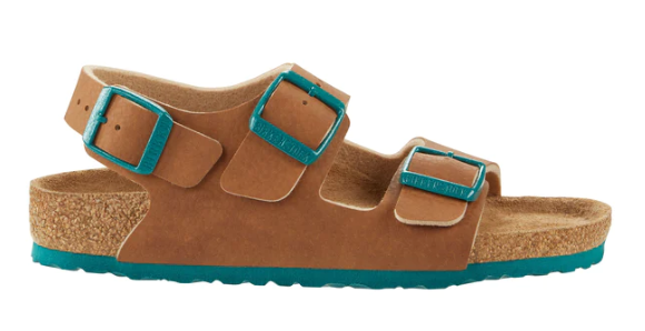 Milano Kids Desert Ginger/Brown Birko-Flor (Narrow)