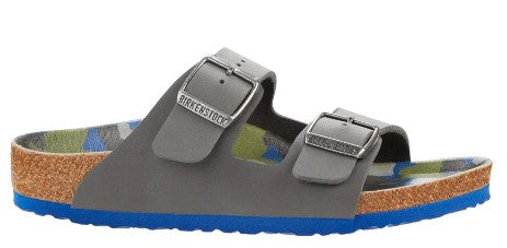 Arizona Kids Grey/Camo Birko-Flor (Narrow)