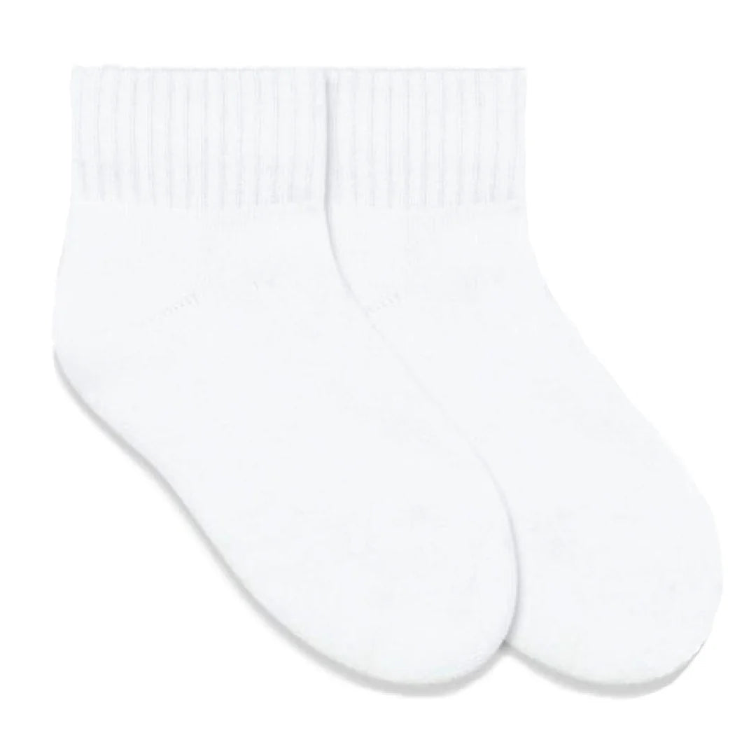 Calm Care Sensory Sports Quarter Crew Socks (Black and White)