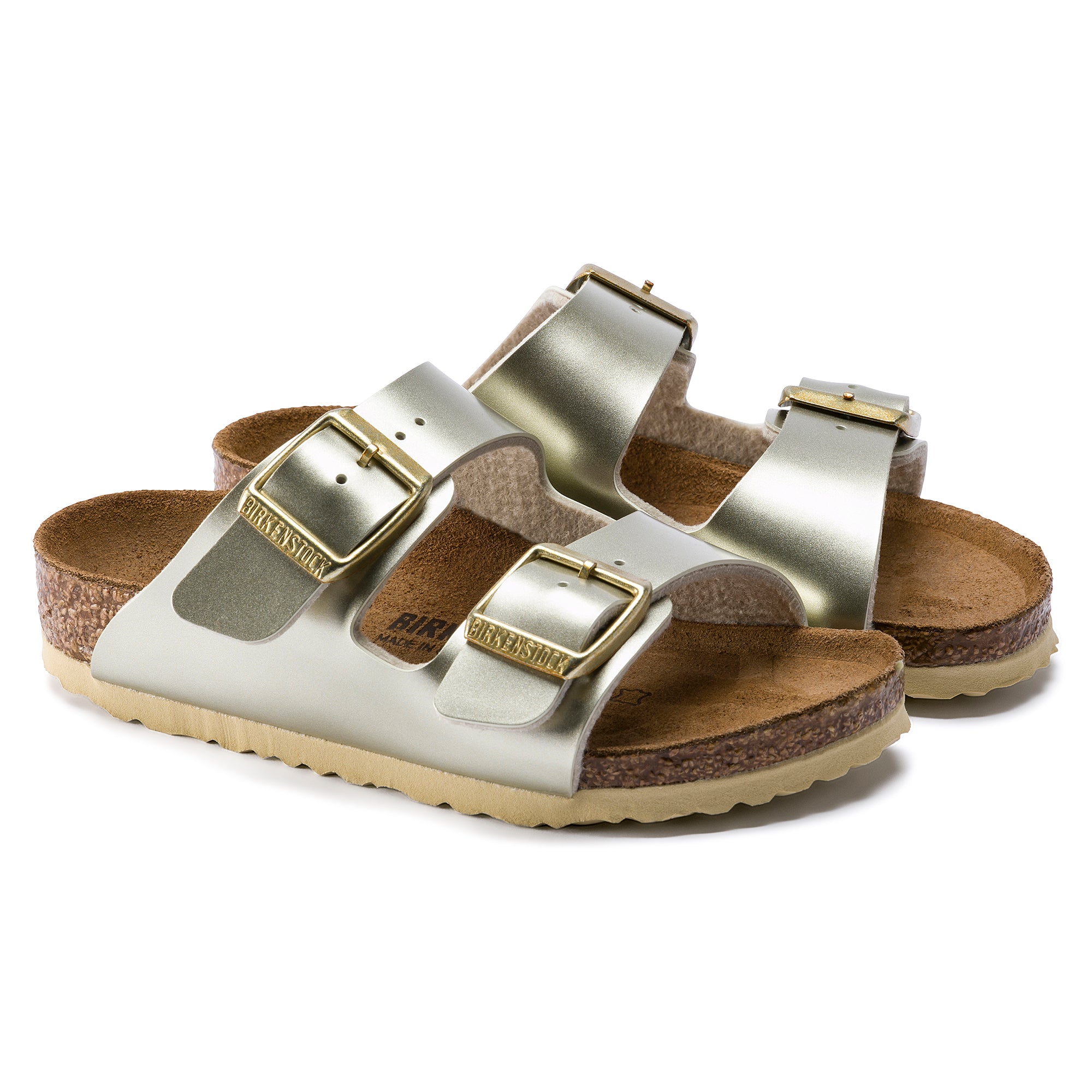 Arizona Kids Metallic Gold Birko-Flor (Narrow)