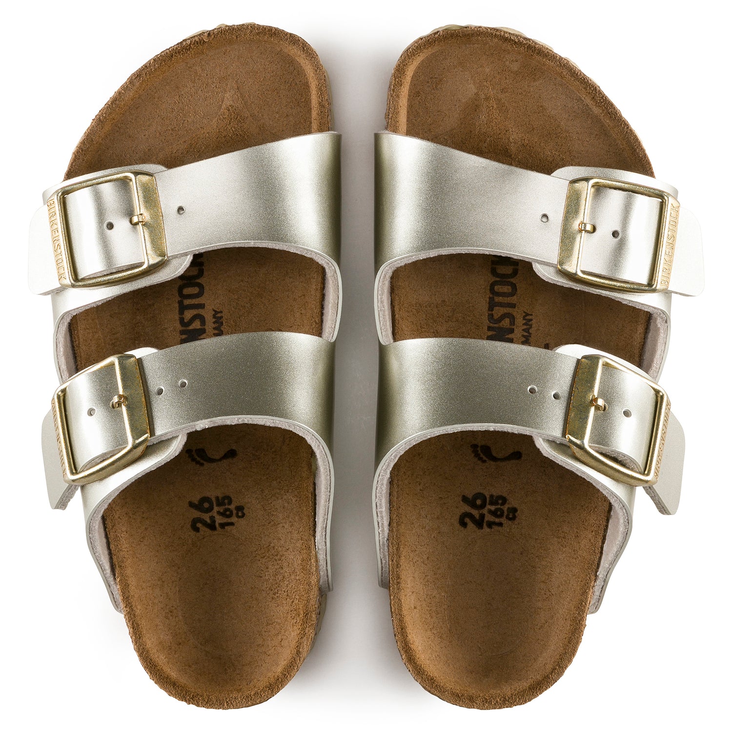 Arizona Kids Metallic Gold Birko-Flor (Narrow)